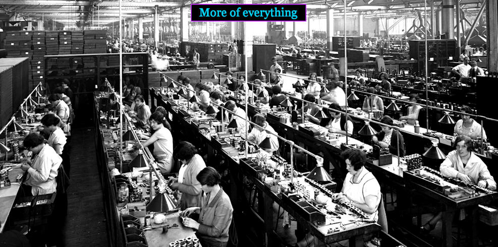 Radio manufacturing, 1920s